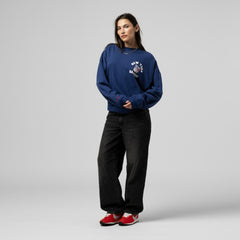 New York Rangers Mitchell & Ness Women's Vintage Crewneck Sweatshirt - Blue | NHL Clearance
