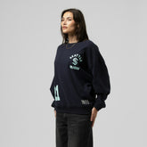 Seattle Kraken Mitchell & Ness Women's Vintage Crewneck Sweatshirt - Deep Sea Blue | NHL Lifestyle