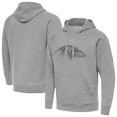 Baltimore Ravens Antigua Victory Hoodie - Heather Gray - NFL