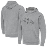 Denver Broncos Antigua Victory Hoodie - Heather Gray - NFL