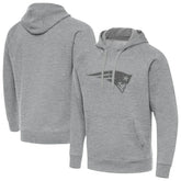 New England Patriots Antigua Victory Hoodie - Heather Gray - NFL