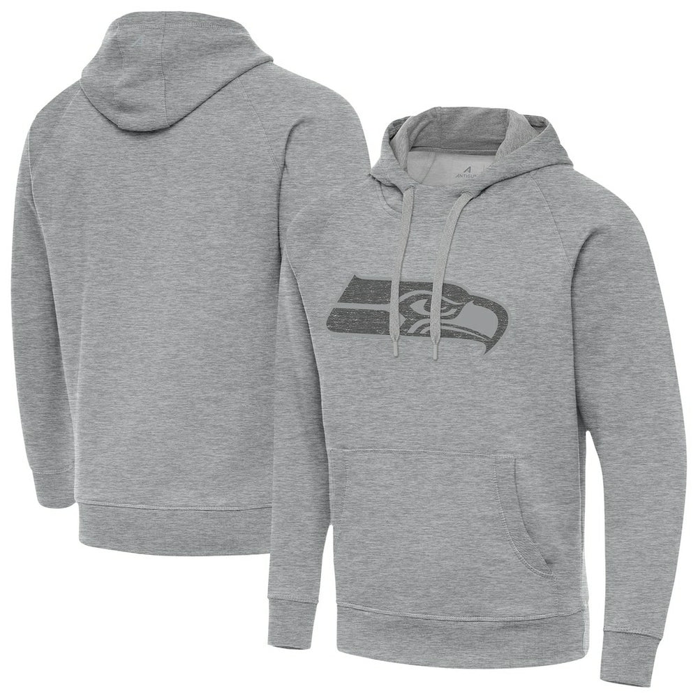 Seattle Seahawks Antigua Victory Hoodie - Heather Gray - NFL