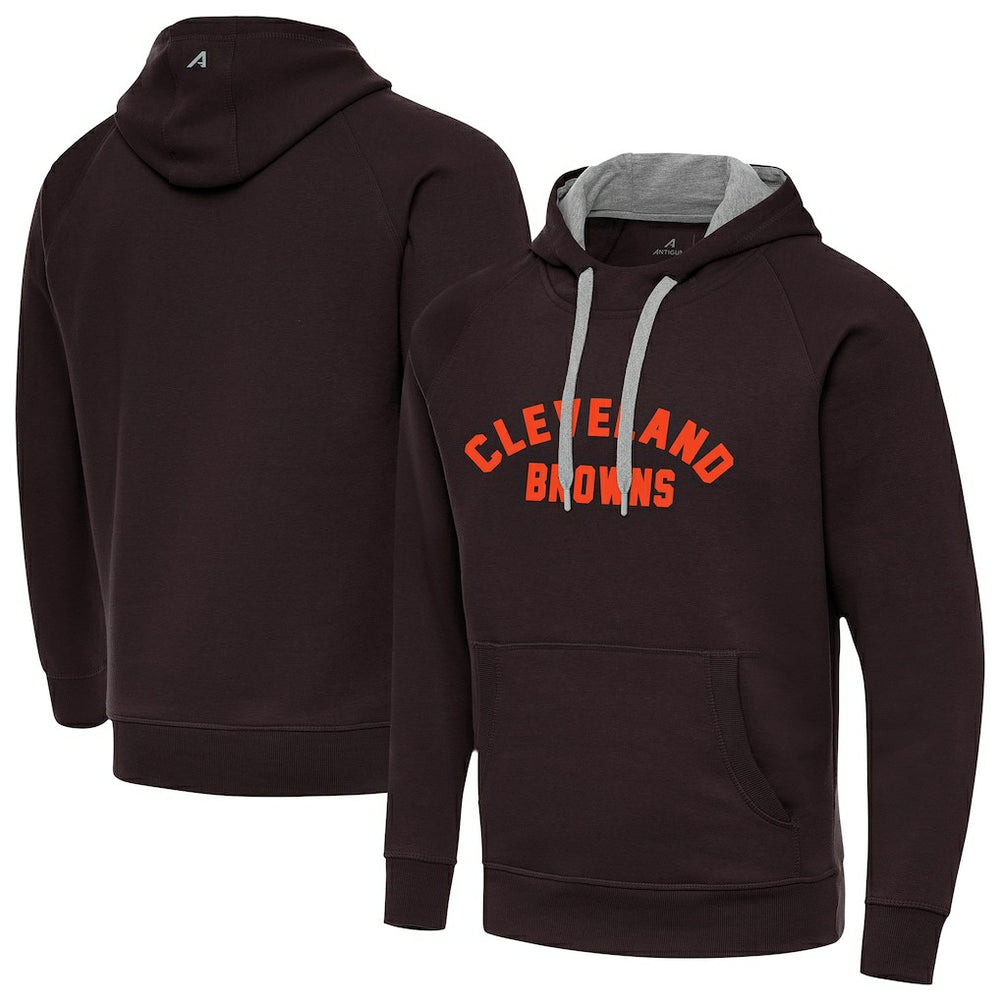 Cleveland Browns Antigua Victory Hoodie - Brown - NFL