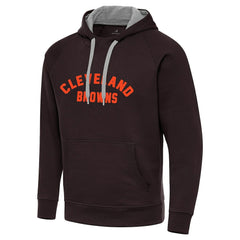 Cleveland Browns Antigua Victory Hoodie - Brown - NFL