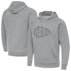 Kansas City Chiefs Antigua Victory Hoodie - Heather Gray - NFL