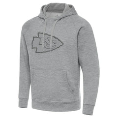 Kansas City Chiefs Antigua Victory Hoodie - Heather Gray - NFL