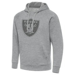 Las Vegas Raiders Antigua Victory Hoodie - Heather Gray - NFL
