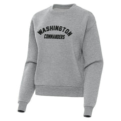 Washington Commanders Antigua Women's Victory Sweatshirt - Heather Gray - NFL