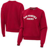 San Francisco 49ers Antigua Women's Victory Sweatshirt - Scarlet - NFL
