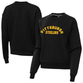 Pittsburgh Steelers Antigua Women's Victory Sweatshirt - Black - NFL
