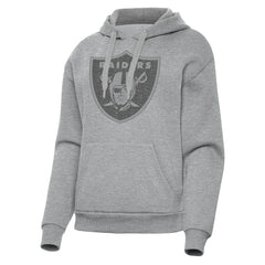 Las Vegas Raiders Antigua Women's Victory Hoodie - Heather Gray - NFL