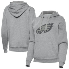 Philadelphia Eagles Antigua Women's Victory Hoodie - Heather Gray - NFL