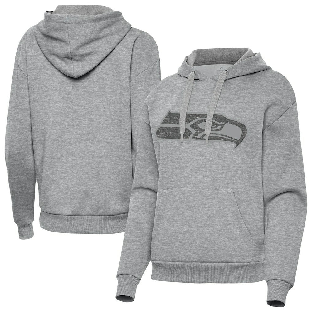 Seattle Seahawks Antigua Women's Victory Hoodie - Heather Gray - NFL