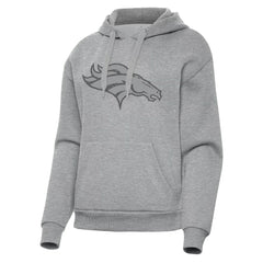 Denver Broncos Antigua Women's Victory Hoodie - Heather Gray - NFL