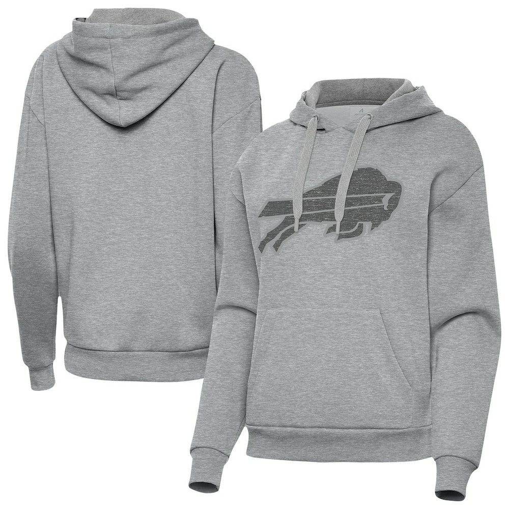 Buffalo Bills Antigua Women's Victory Hoodie - Heather Gray - NFL