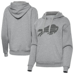 Buffalo Bills Antigua Women's Victory Hoodie - Heather Gray - NFL