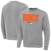 Denver Broncos Antigua Victory Sweatshirt - Heather Gray - NFL