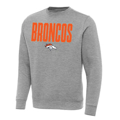 Denver Broncos Antigua Victory Sweatshirt - Heather Gray - NFL