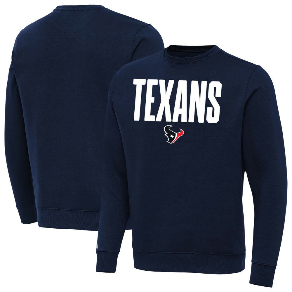 Houston Texans Antigua Victory Sweatshirt - Navy - NFL