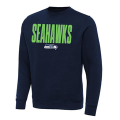 Seattle Seahawks Antigua Victory Sweatshirt - Navy - NFL