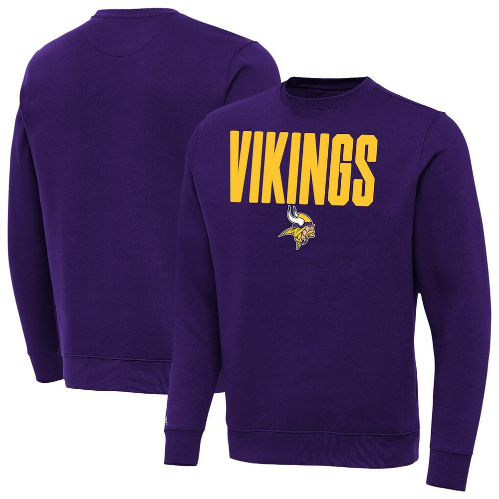 Minnesota Vikings Antigua Victory Sweatshirt - Purple - NFL