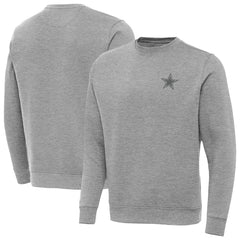 Dallas Cowboys Antigua Victory Sweatshirt - Heather Gray - NFL