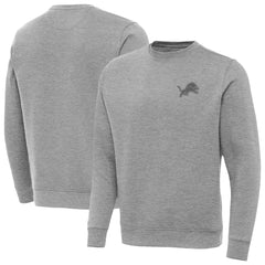 Detroit Lions Antigua Victory Sweatshirt - Heather Gray - NFL