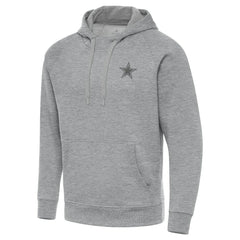 Dallas Cowboys Antigua Victory Hoodie - Heather Gray - NFL
