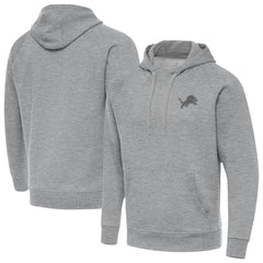 Detroit Lions Antigua Victory Hoodie - Heather Gray - NFL