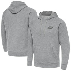 Philadelphia Eagles Antigua Victory Hoodie - Heather Gray - NFL