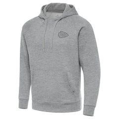 Kansas City Chiefs Antigua Victory Hoodie - Heather Gray - NFL