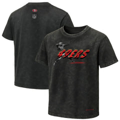 San Francisco 49ers EQUIHUA Retro T-Shirt - Black - NFL