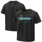 Los Angeles Chargers EQUIHUA Retro T-Shirt - Black - NFL