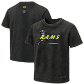Los Angeles Rams EQUIHUA Retro T-Shirt - Black - NFL
