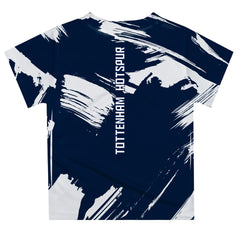 Tottenham Hotspur Vive La Fete Youth Paint Brush T-Shirt Navy