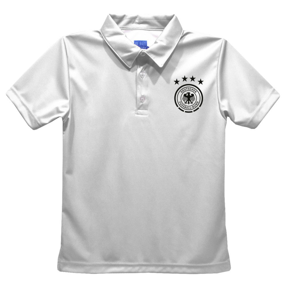 Germany National Team Vive La Fete Youth Solid Polo White