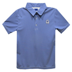 France National Team Vive La Fete Youth Pencil Stripe Polo Royal
