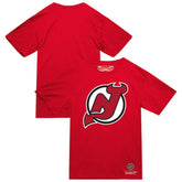New Jersey Devils Mitchell & Ness Heritage T-Shirt - Red | NHL on sale
