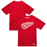Detroit Red Wings Mitchell & Ness Heritage T-Shirt - Red | NHL Clearance