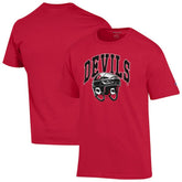 New Jersey Devils Champion Helmet T-Shirt - Red | NHL Lifestyle
