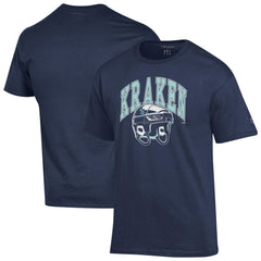 Seattle Kraken Champion Helmet T-Shirt - Navy | NHL Clearance