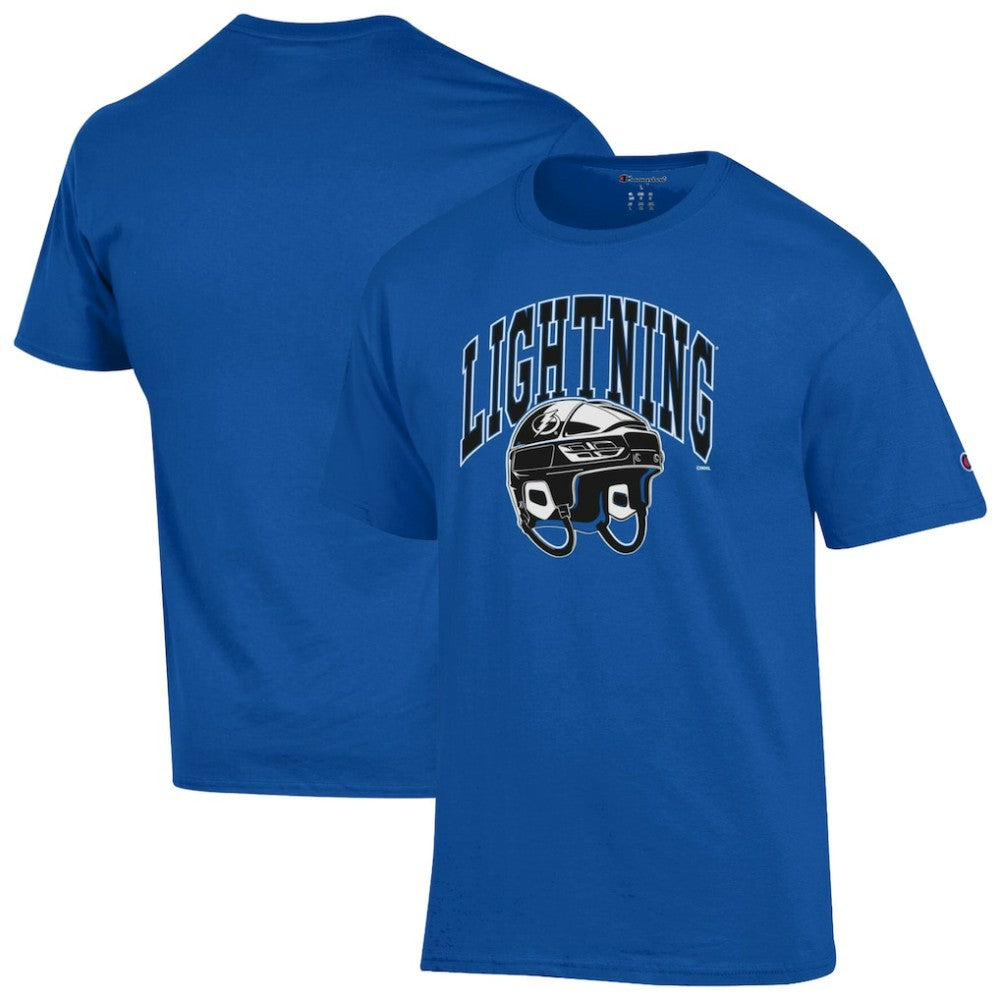 Tampa Bay Lightning Champion Helmet T-Shirt - Royal | NHL sale