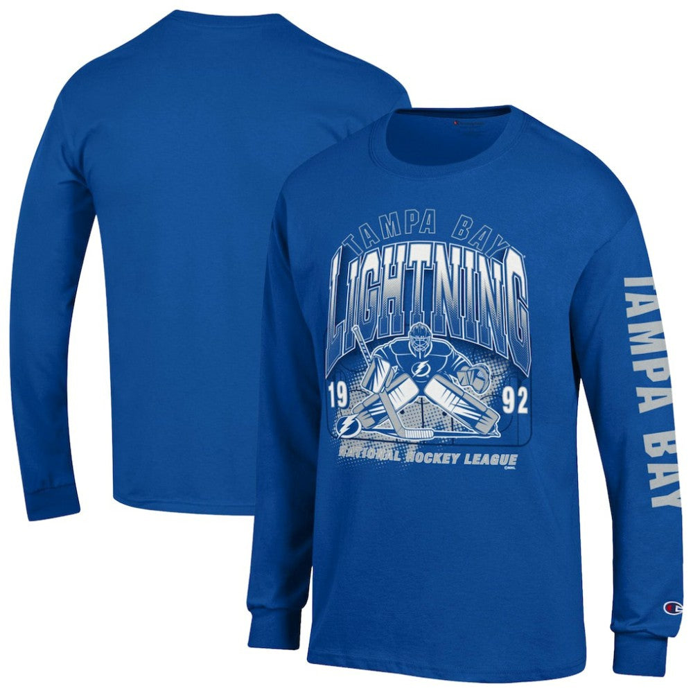Tampa Bay Lightning Champion Long Sleeve Jersey T-Shirt - Royal | NHL sale
