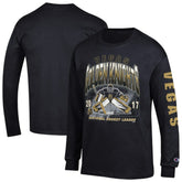 Vegas Golden Knights Champion Long Sleeve Jersey T-Shirt - Black | NHL online