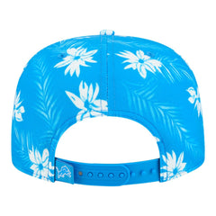 Detroit Lions New Era Palm Print A-Frame 9FIFTY Snapback Hat - Blue - NFL