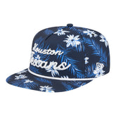 Houston Texans New Era Palm Print A-Frame 9FIFTY Snapback Hat - Navy - NFL