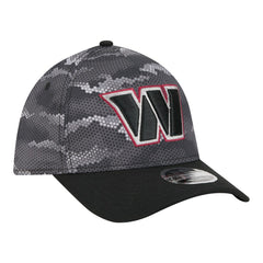 Washington Commanders New Era Camo A-Frame 39THIRTY Flex Hat - Black - NFL