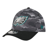 Philadelphia Eagles New Era Camo A-Frame 39THIRTY Flex Hat - Black - NFL
