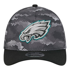 Philadelphia Eagles New Era Camo A-Frame 39THIRTY Flex Hat - Black - NFL