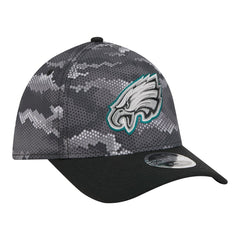 Philadelphia Eagles New Era Camo A-Frame 39THIRTY Flex Hat - Black - NFL